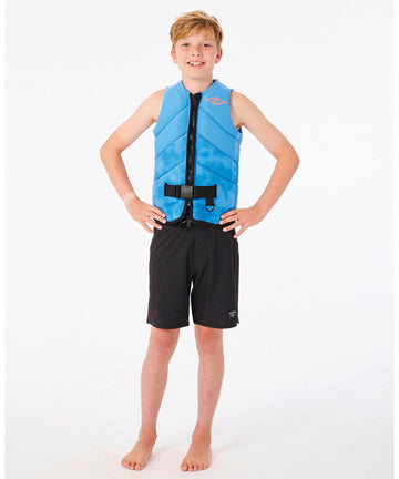 Rip Curl Dawn Patrol Boys Wake Vest - Blue